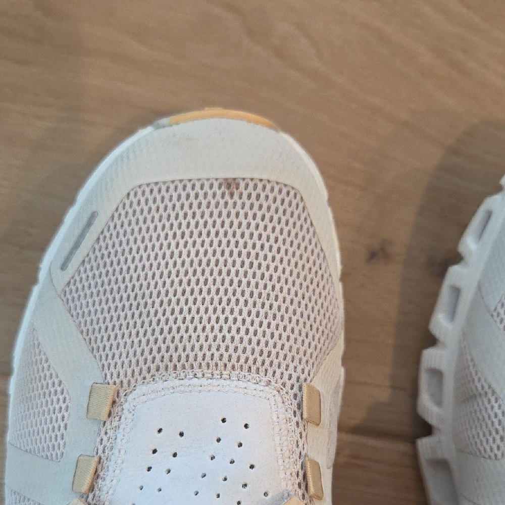 On Running Cream and Tan Sneakers - Picture 5 of 5